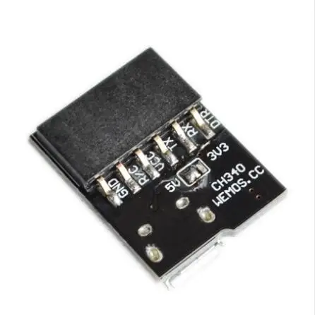 WEMOS CH340G коммутационный 5 в 3 В от USB к последовательному модулю|Интегральные схемы|