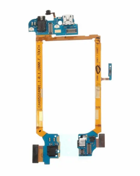 Heyman Flex Cable USB Charging Dock for LG G2 D800 G2 D801 D803 headphone connector charge connector microphone with components 