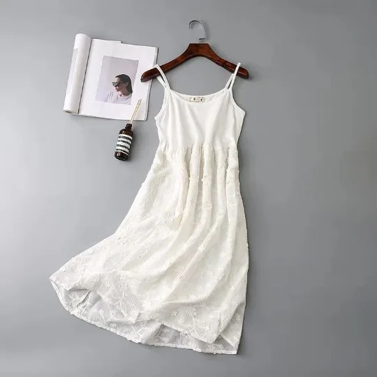 

White Follower Inside Cotton Material Underwear Dress Woman Petticoat Women Intimates 9831