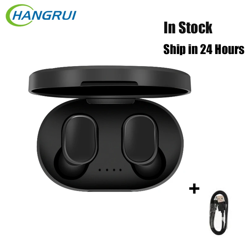 

Hangrui A6S TWS Bluetooth 5.0 Headsets Wireless Earbuds Earphone Noise Cancelling Sport Ear with Mic PK For Xiaomi Redmi Airdots