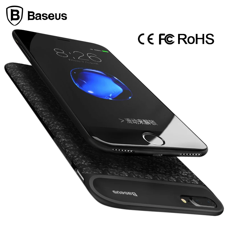 imágenes para De Baseus Caso Del Cargador de Batería Para el iphone 6 6 s 2500/5000 mAh Batería Externa Caso de La Energía Bank funda Para el iphone 7/7 Más imágenes para De Baseus Caso Del Cargador de Batería Para el iphone 6 6 s 2500/5000 mAh Batería Externa Caso de La Energía Bank funda Para el iphone 7/7 Más