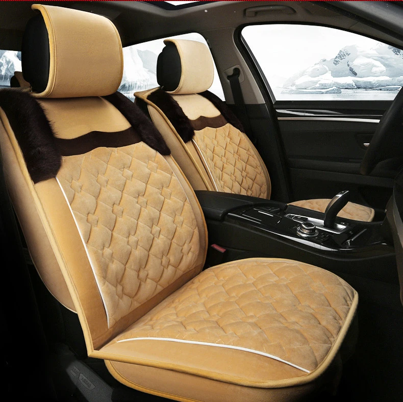 winter warm plush flocking seat cover 22
