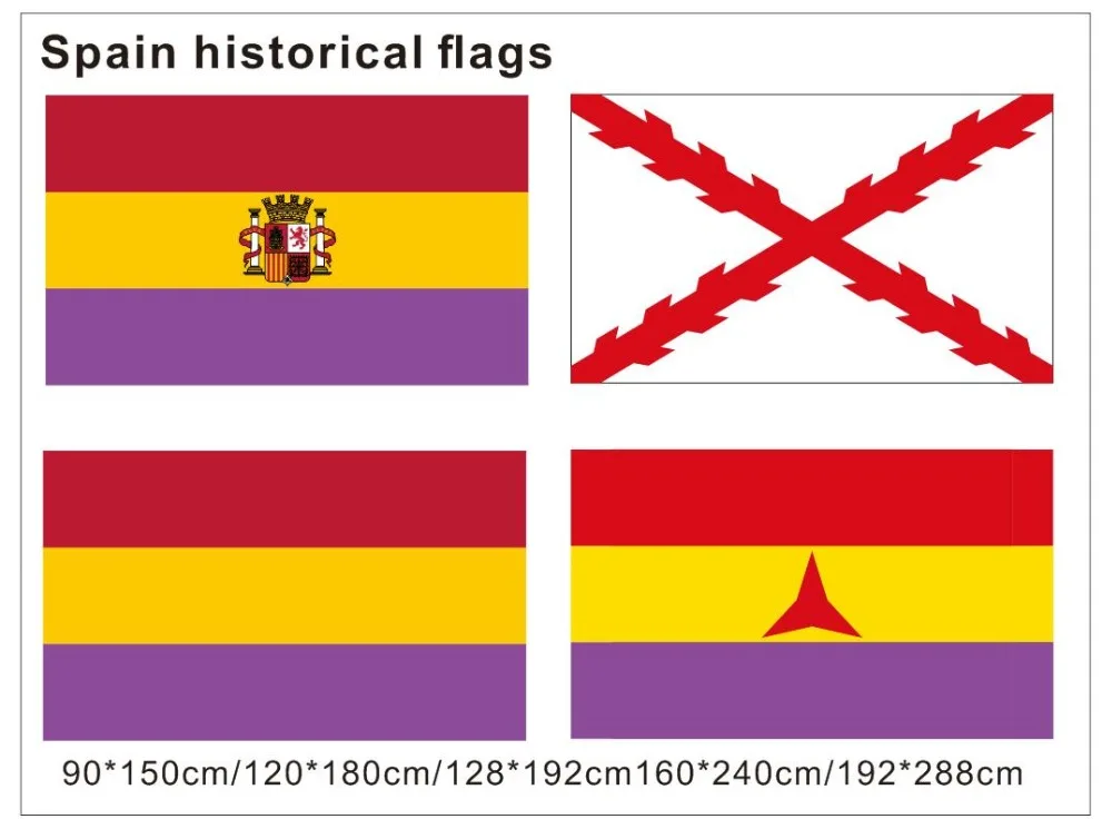 

KAFNIK,90*150cm/128*192cm/192*288cm Spanish historical flags and banners for Event/party/home Decorative Flags free shipping