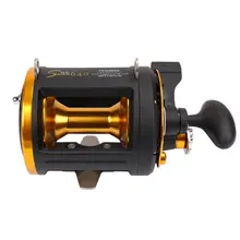 TSURINOYA SWORD640 большая игра Лодка Рыболовная катушка Передаточное отношение 4,3: 1 6BB Троллинговые Рыболовные катушки глубоководная рыбалка барабан колеса