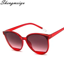 Новинка, кошачий глаз, женские солнцезащитные очки, тонированные цветные линзы, Мужские Винтажные Солнцезащитные очки в форме, женские очки, синие солнцезащитные очки, фирменный дизайн