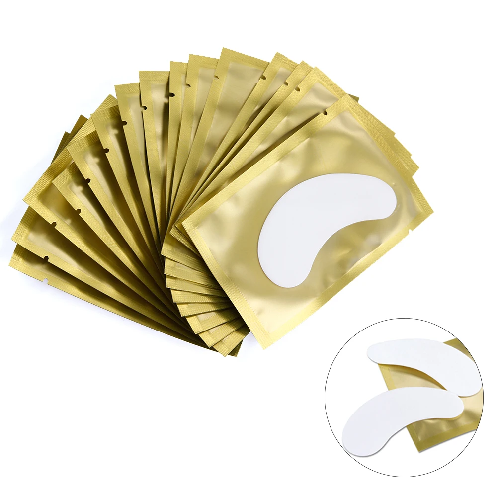 

200 Pairs Makeup Eyelash Extension Paper Patch Lash Extension Pillow Sticker Under Eye Fake Eyelashes Patch For Lashes Extension