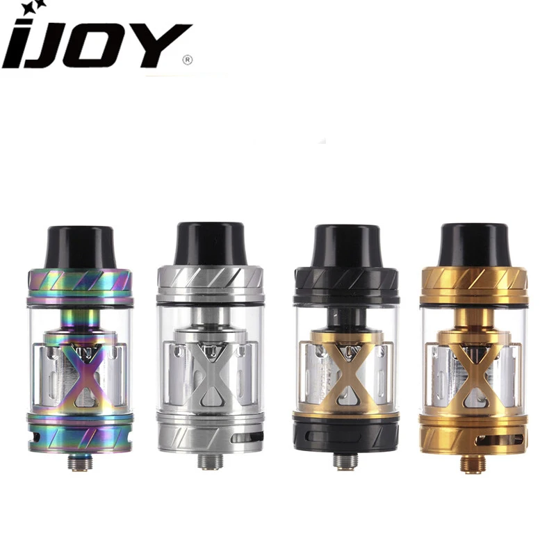 

Original Ijoy Maxo V12 Tank Supreme Kit 28mm Diameter 5.6ml Top Refilling High Wattage Tank with V12 RT6 RTA Base