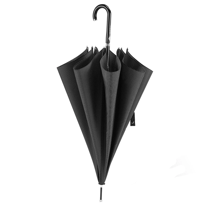 Новое поступление, длинный зонт от дождя, женский ветрозащитный зонт с 8 ребрами, зонт для гольфа, мужской Клетчатый зонт в японском стиле Paraguas, автоматический зонт - Цвет: Black