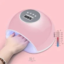 72W Светодиодный Сушилка для ногтей для всех лаков с инфракрасным датчиком таймера для маникюра