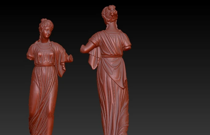 

3d model relief  for cnc in STL file Roman statue women_1