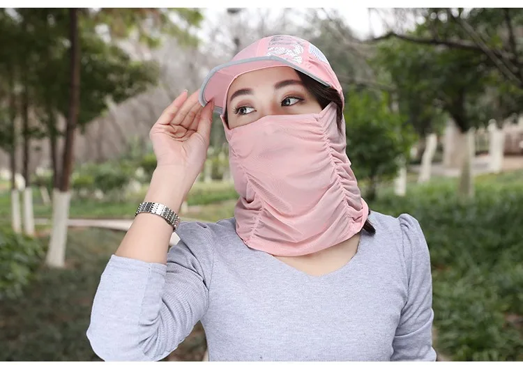 It can be folded ! ladies summer hats sun visors for women sun visor hat for men visor cap sun hat with neck protection sun visor hat for men (20)