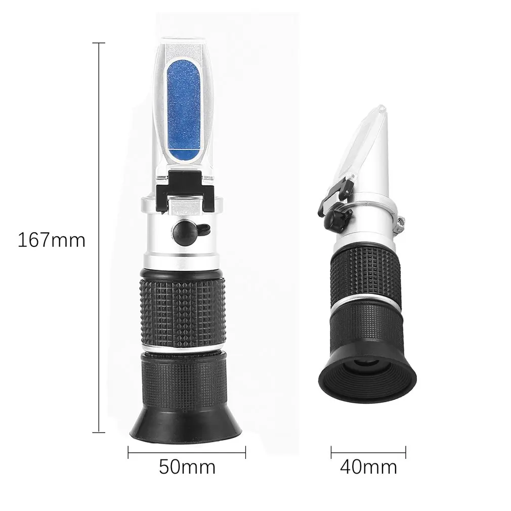 Рефрактометр 0-90% оптический сахар Еда напитки пить сок УВД Содержание метр инструмент Тесты ручной измерения Тесты er
