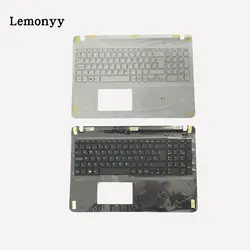 Испанский Клавиатура для ноутбука sony Vaio SVF15 FIT15 SVF151 SVF152 SVF153 SVF1541 SVF15E черный/белый Клавиатура с Palmrest крышка