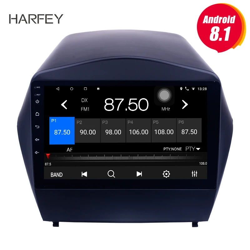 Harfey HD сенсорный экран Android 8,1 " Радио для 2009 2010 2011- hyundai IX35 с gps Sat Nav Bluetooth wifi USB 1080P видео