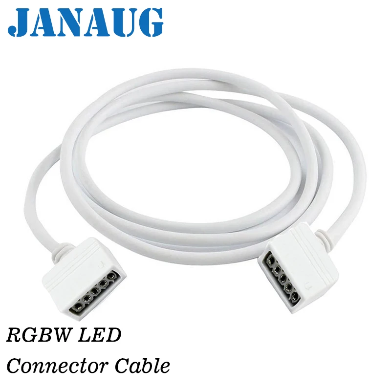 2Pack 1M RGBW Extension Cable Cord 5 Pin Flex LED Tape LED Ribbon LED