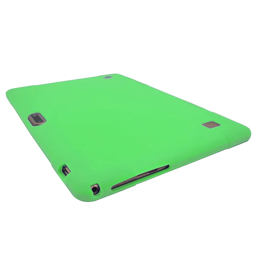 10.1 inch Tablet PC Android 7.0 3G Phone Call 32GB Dual SIM-kaart WIFI GPS Bluetooth Anti Fall Rubber Case Tabletten PC +Green