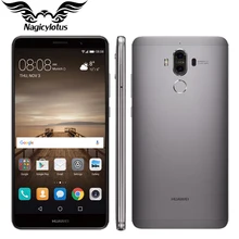Original Huawei Mate 9 Mate9 4G LTE Octa Core 6GB RAM 128GB ROM 5.9″ HD Android 7.0 Fingerprint ID 20MP+12MP Camera Mobile Phone