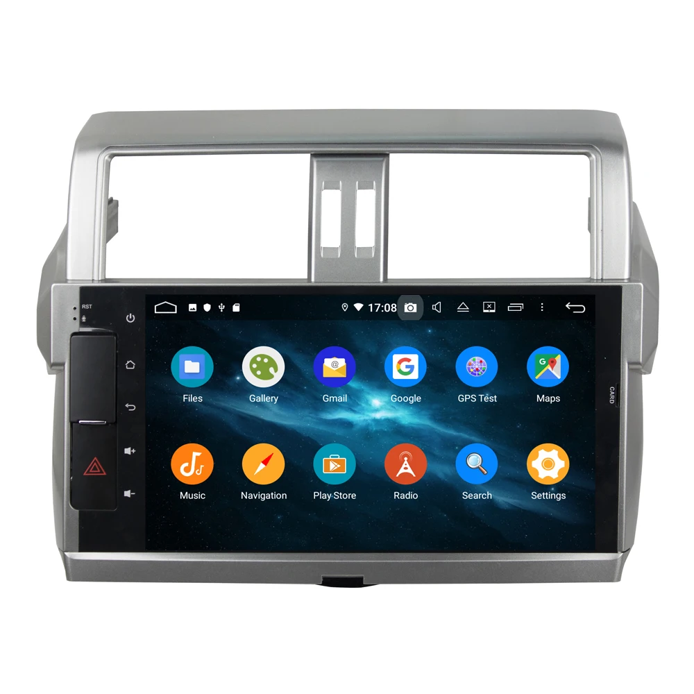 Sale DSP Android 9 Car DVD Player GPS navigation for Toyota Land Cruiser 150 PRADO 2014 2015 Auto radio Radio head unit tape recorder 8