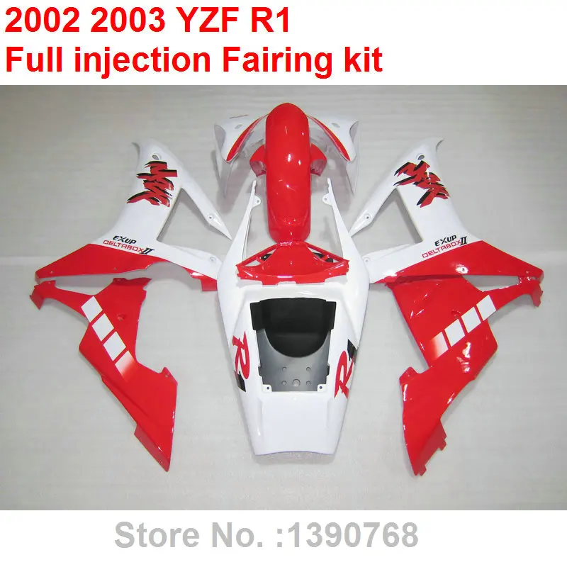Новый комплект обтекателей для мотоцикла YAMAHA литья под давлением R1 2002 2003