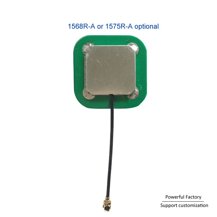 1575R-A 25x25mm 1568R-A Ceramic Antenna Ipex Built-in GPS+BD Active Antenna with IPEX/IPEX4 1PCS