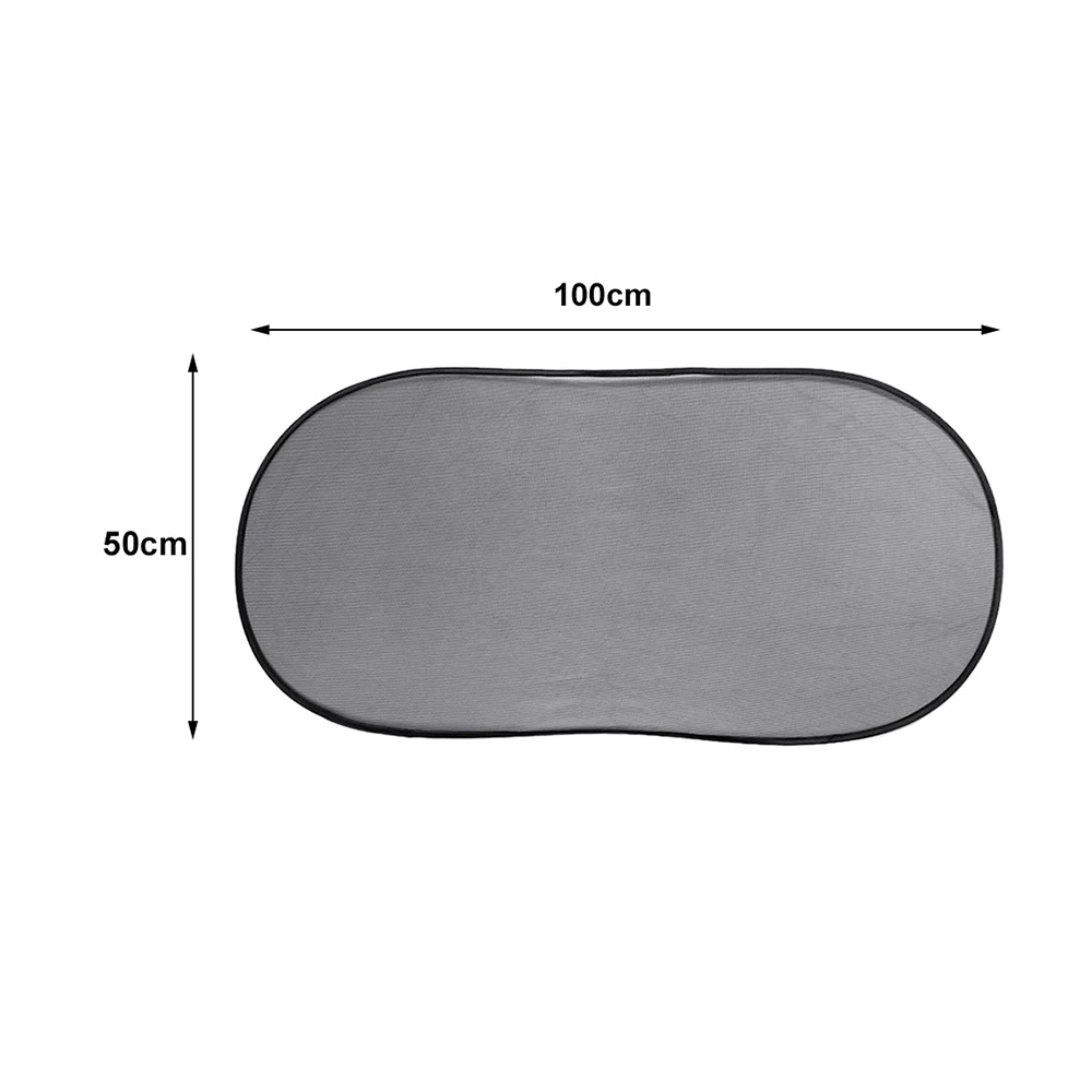 100*50 см заднее стекло автомобиля УФ жалюзи козырек лобовое стекло Защита от солнца оттенков Sucker крепление Стилизация автомобиля чехлы для
