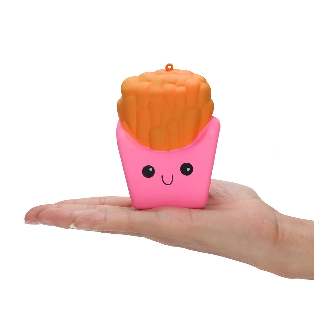 Мягкие игрушки Дети медленно поднимающийся картофель фри медленно расправляющиеся мягкие игрушки сжимаемые Ароматические стресс игрушка для снятия стресса FEB10
