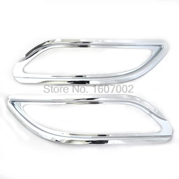 

For Hyundai IX45 New Santa FE 2013 ABS Chrome 2pcs Car Rear Tail Foglight Lamp Molding Trim Cover Auto Exterior Accessories