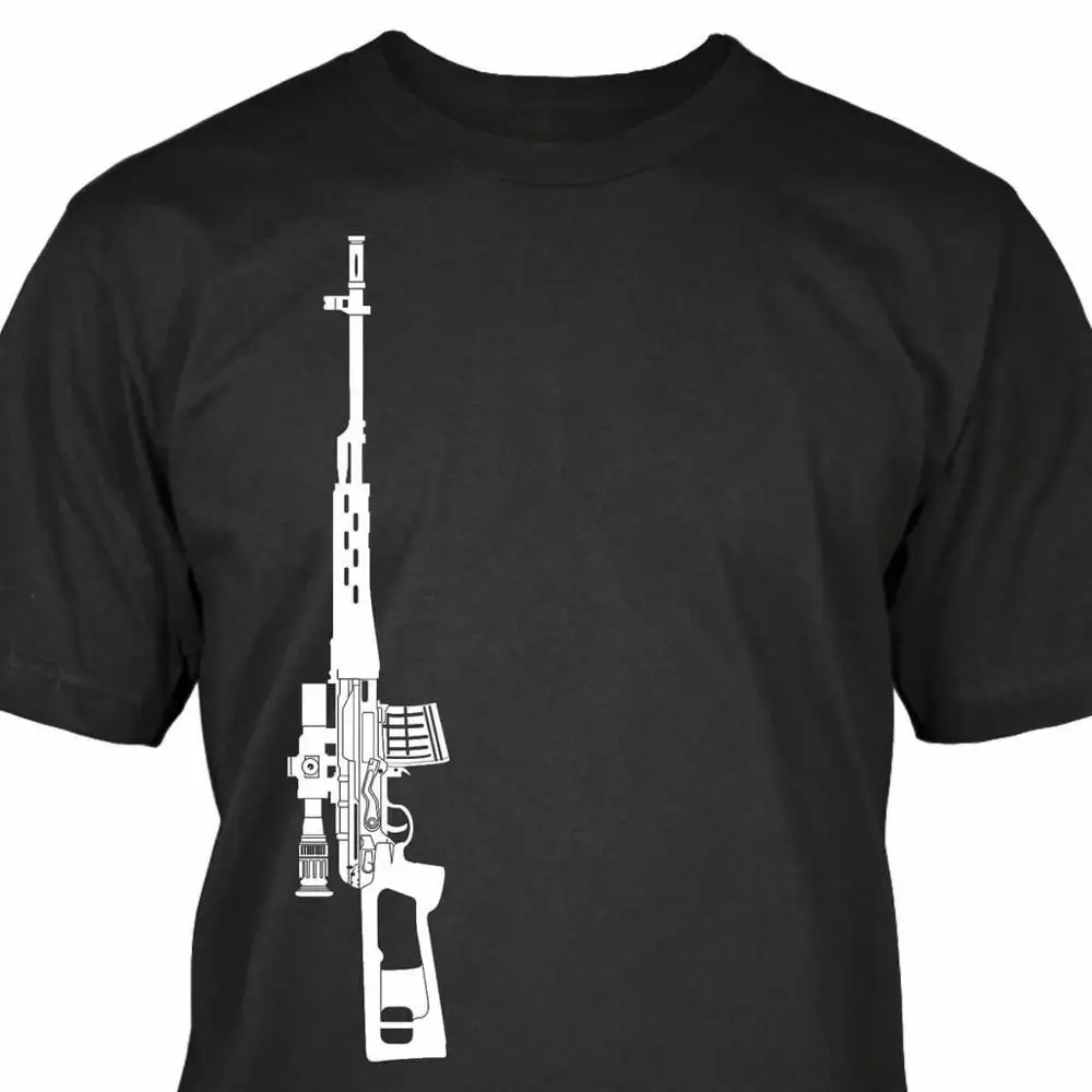 Dragunov T-Shirt 2019 New Fashion O Neck Slim Fit Tops Skate T Shirt | Мужская одежда
