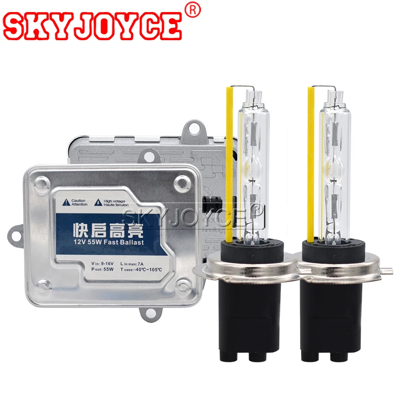 SKYJOYCE 55 Вт hid xenon kit H1 H7 H11 H3 9005 9006 D2H 9012 HID ксеноновая лампа конверсионный комплект балластная лампа аксессуары для автомобильных фар