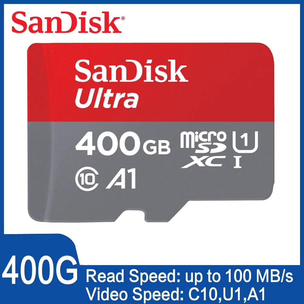 Карта памяти SanDisk Ultra microSD UHS-I 64 Гб 128 ГБ 200 ГБ 256 Гб 400 Гб 32 Гб 16 Гб карта памяти MicroSDHC Mini SD карта MicroSDXC