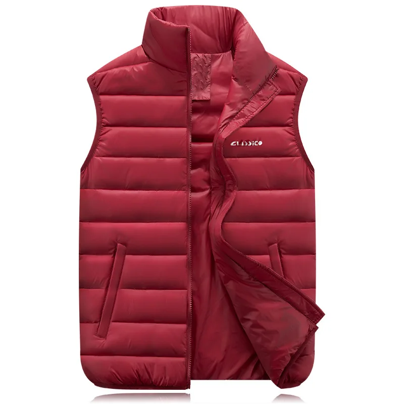 Brieuce plus size 6XL winter vest men new Men women cotton vest autumn and winter men's vest loose stand collar lovers new Brieuce plus size 6XL winter vest men new Men women cotton vest autumn and winter men's vest loose stand collar lovers new