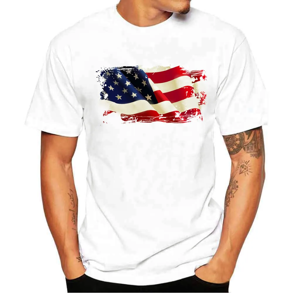 Рубашка Для мужчин печати шаблон дизайна топы, футболки короткий рукав типа Модальные материал Футболка Блузка camisetas