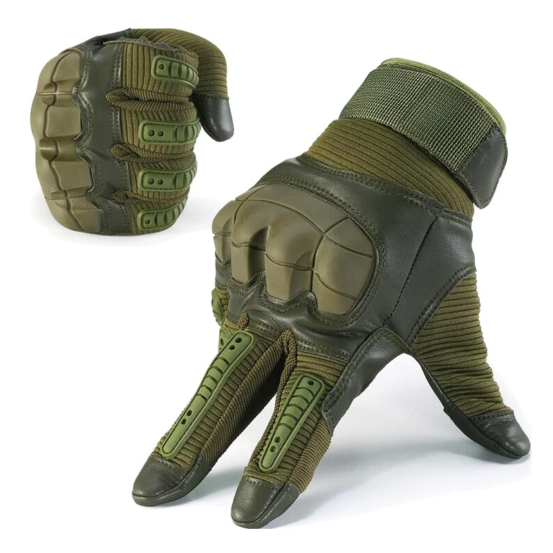 Full Finger Rubber Knuckle Armed Gloves Military Airsoft Hunting Shooting Paintball Tactical Gloves Touch Screen Sport Gloves