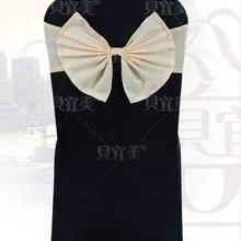 Платье цвета шампанского с стул створки "Бабочки" галстук-бабочка лайкра створки украшение для свадебного банкета стулья лайкра створки торговля