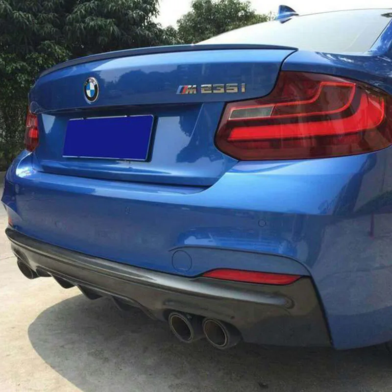spesifikasi F22 2 Pintu Dimodifikasi M Style FRP Fiberglass Belakang Batang Lip Spoiler Mobil sayap untuk BMW F22 Coupe 218i 220i 228i 225d 2014 2015 2016 spesifikasi F22 2 Pintu Dimodifikasi M Style FRP Fiberglass Belakang Batang Lip Spoiler Mobil sayap untuk BMW F22 Coupe 218i 220i 228i 225d 2014 2015 2016