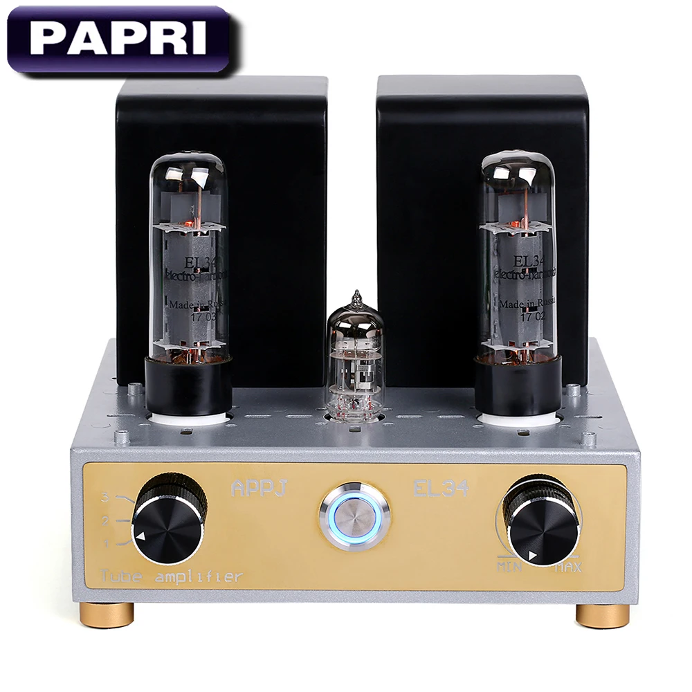 PAPRI APPJ Mini Amp EL34 Single Ended Audio HIFI Tube