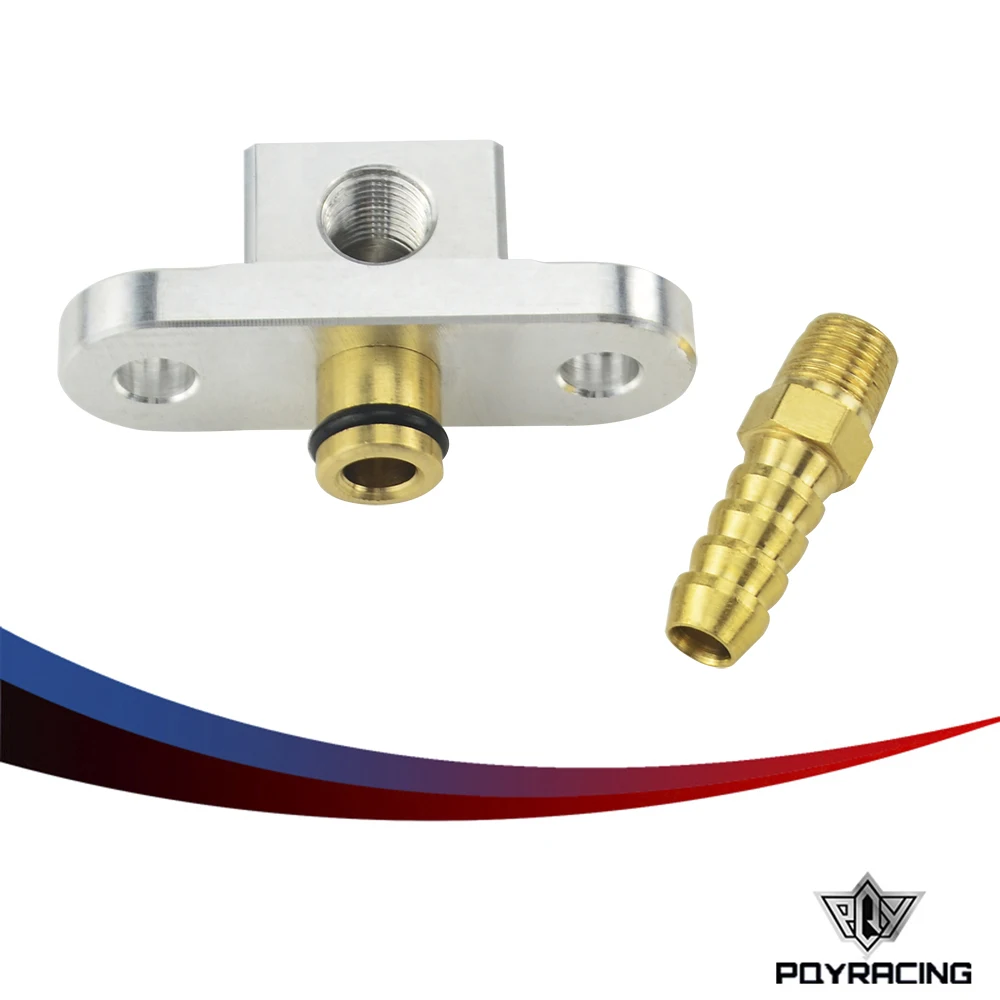 PQY RACING Fuel Pressure Regulator Fuel Rail Adaptor For Subaru Impreza 00 07 WRX/STi PQY FRA01