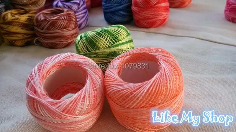 Плетеная нить из 100% хлопка 8 S перекрестная для вышивания крестиком|embroidery