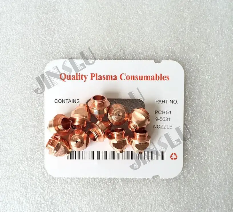 plasma consumables PCH-51 nozzle plasma cutting parts 9-5631 10PK plasma consumables PCH-51 nozzle plasma cutting parts 9-5631 10PK
