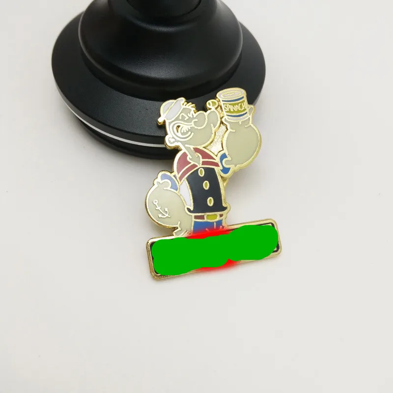 

Popeye the Sailor man fashion broochs anime game related metal pins jewelry Clothing accessories cute gifts wholesale
