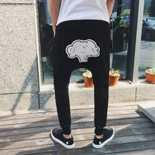 Мужские шаровары весна и осень новые корейские мужские шаровары с принтом модные штаны шаровары