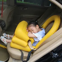 PVC Car Inflatable Children Seat Travel Portable Infant Safety Cushion Folding General Inflatable Kids Car Safety Seat Liner