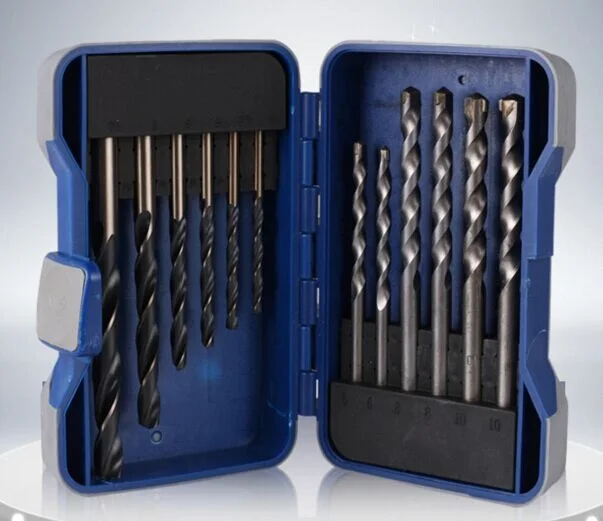 

6PCS 4-10MM FOR METAL+ 6PCS 6-10MM FOR CONCRETE PREMIUM TWIST DRILL BITS COMBINATION SET MIXING SET