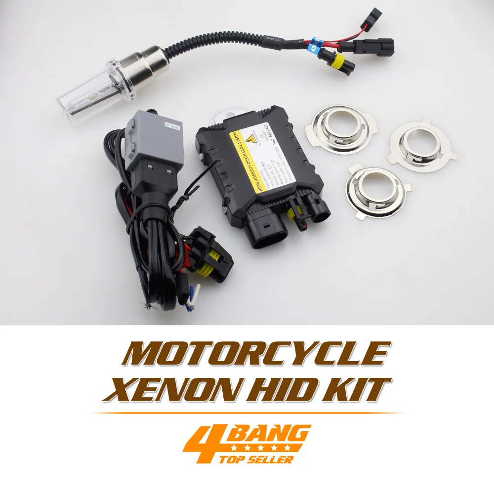 Super Bright!! HID Lights Ballast Motorcycle Moto HID Kit Headlight For