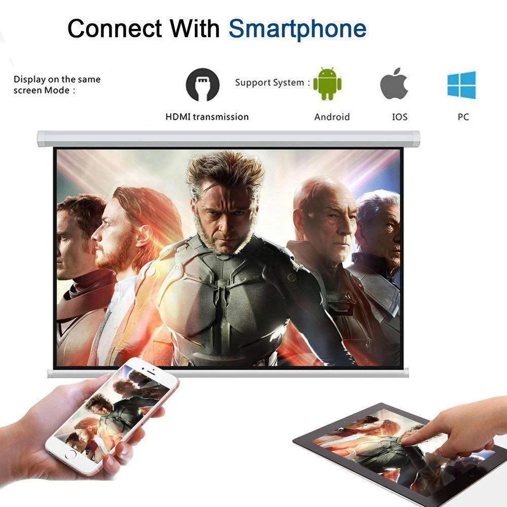 Мини проектор портативный мини светодиодный видео Поддержка 1080P с HDMI USB VGA AV