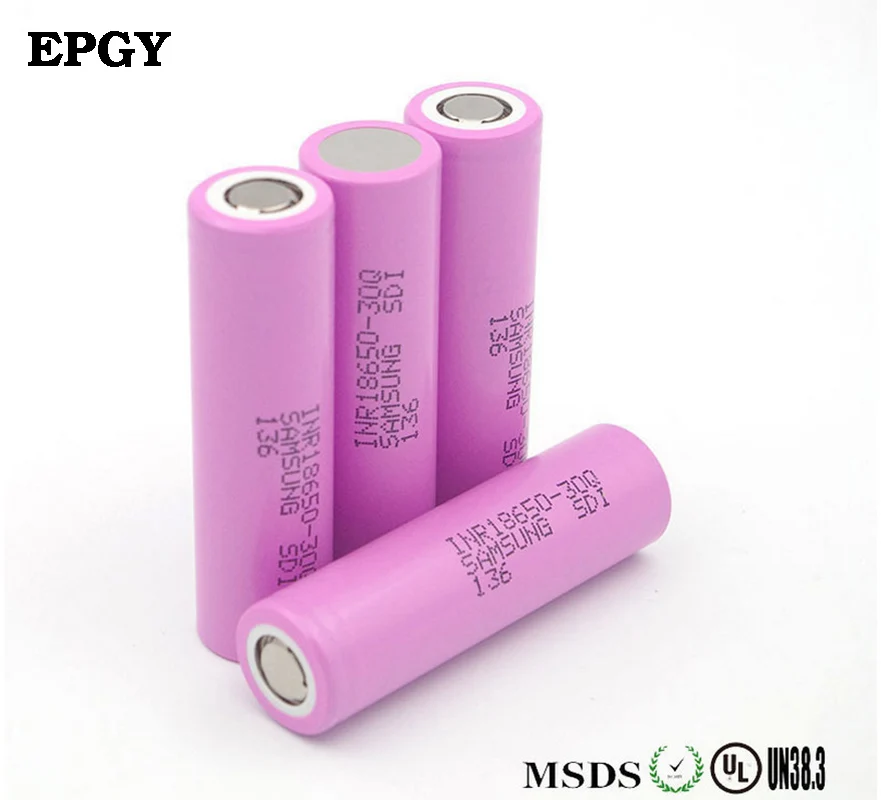 EPGY 18650 литиевая батарея 3000mah 3 7 V для электроинструмента фонарик