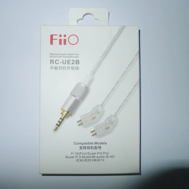 Сменный кабель FiiO RC UE2B с разъемом 2 5 мм для конечных ушей тройной Fi 10 PRO TF10 TF15 5PRO IE10