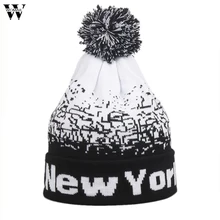 Womail Fashion головные уборы для мужчин и женщин мешковатые теплые зимние Шапки шерстяная вязаная Лыжная Шапка Череп сапоги высотой выше колена кепок для Для женщин Jan5