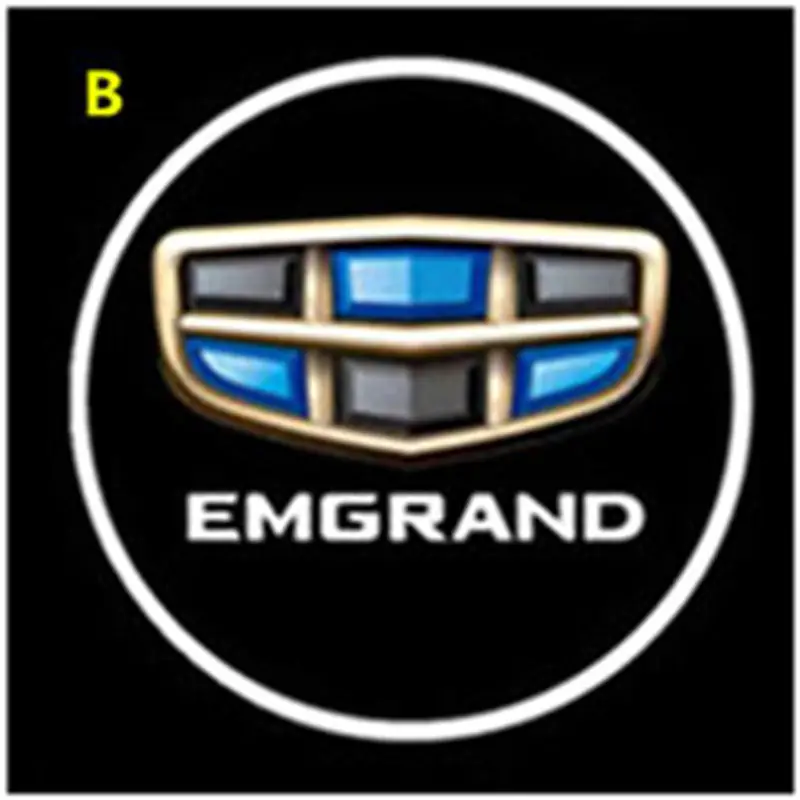 Для Geely Emgrand X7 EmgrarandX7, EX7, FC SUV, Vision X6, NL4, автомобильная педаль тормоза, Автомобильный Дверной светильник - Название цвета: B