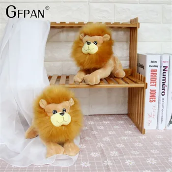 

High Quality 20cm Kawaii Forest Simulation Lion Fluffy Animal Plush Toys Soft Stuffed Lovely Doll Children Gifts Kids Brinquedos